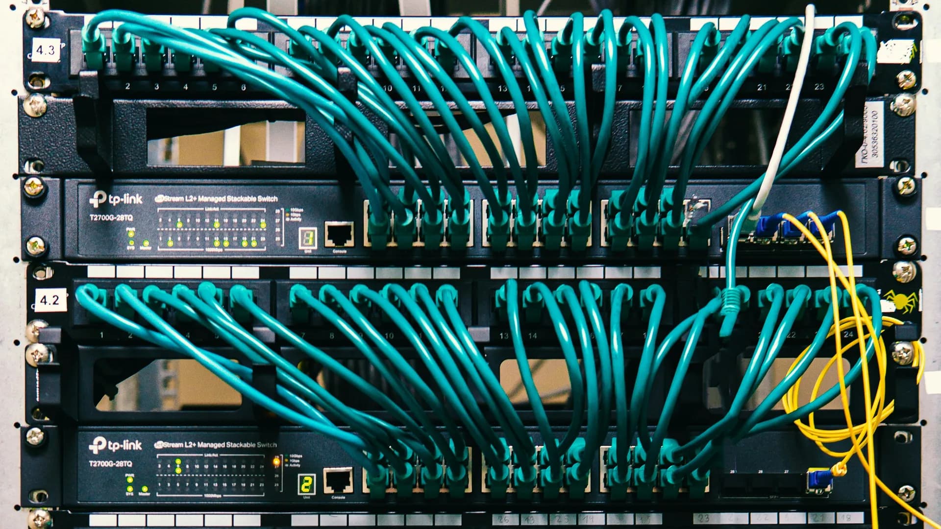 Electrical distribution board checked during an installation survey